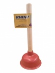 Rhino Wooden Handle Heavy Duty Medium Plunger