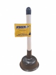 Rhino Short Plastic Handle Sink Bath Plunger