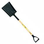 Loc-tech Square Mouth Shovel Wood Handle ( Steel Fabricated Head)